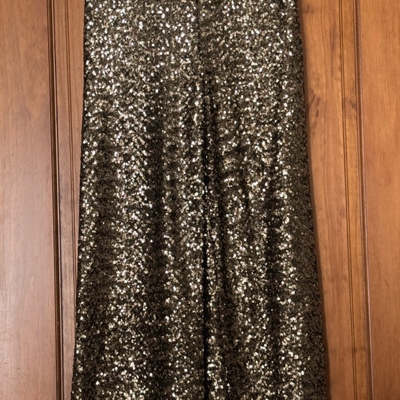 NWT Gold sequin pants Banana Republic - Picture 2 of 2